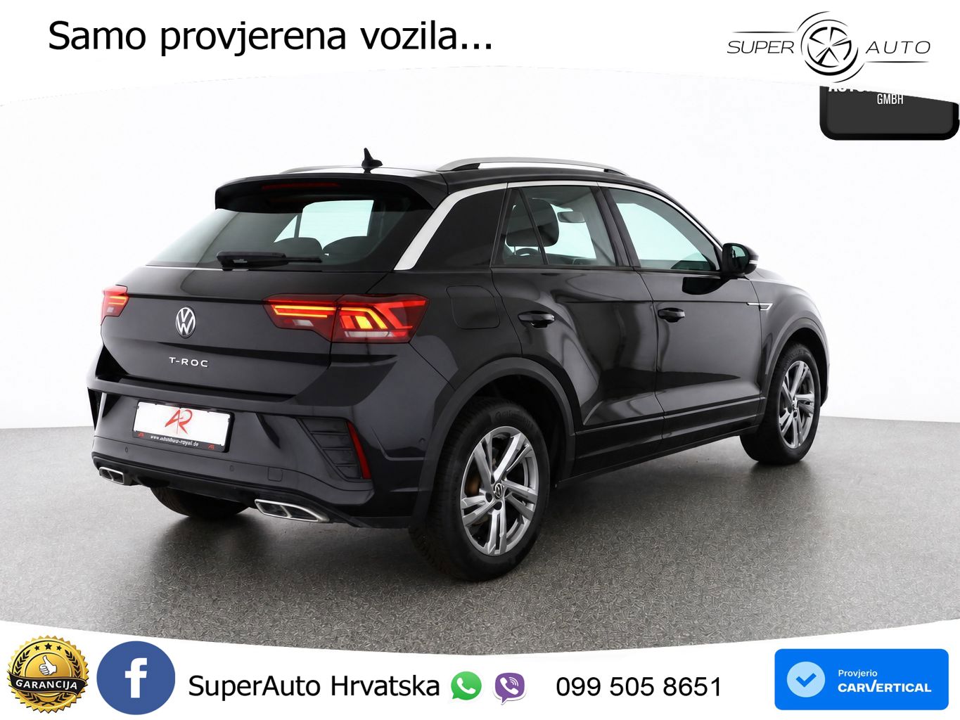 Volkswagen T-Roc 2.0 TDI (150 KS) DSG R-Line LED+GR SJED+ACC