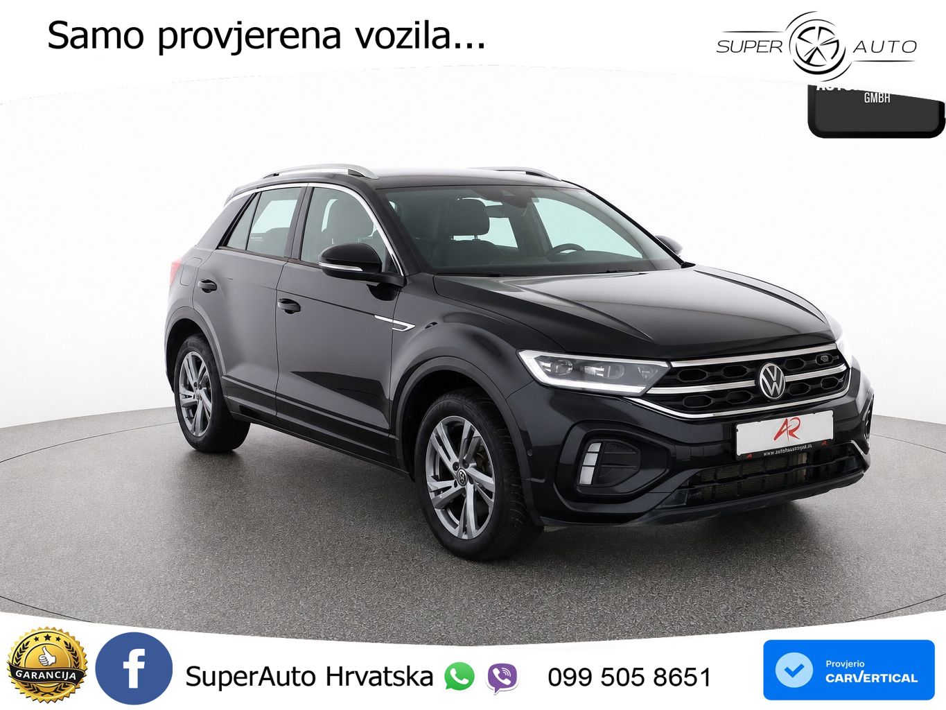 Volkswagen T-Roc 2.0 TDI (150 KS) DSG R-Line LED+GR SJED+ACC