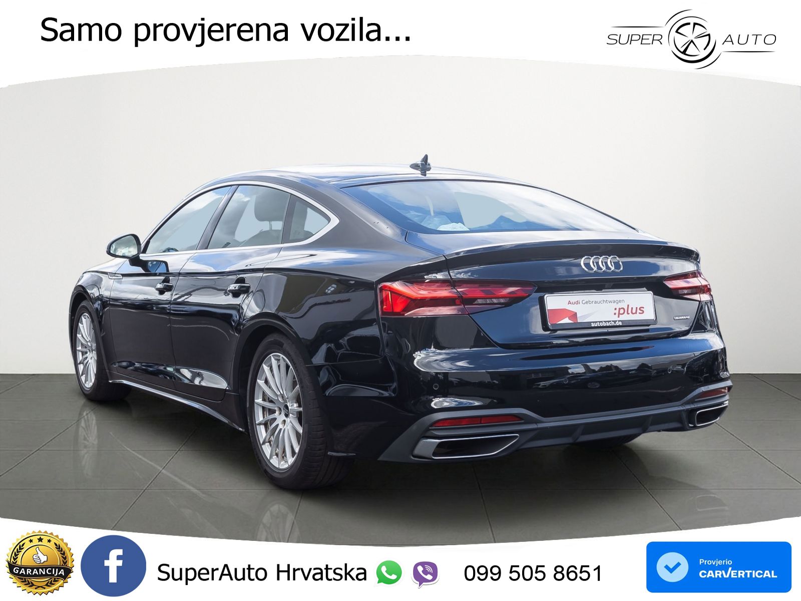 Audi A5 Sportback  40 TFSI (204 KS) quattro S tronic