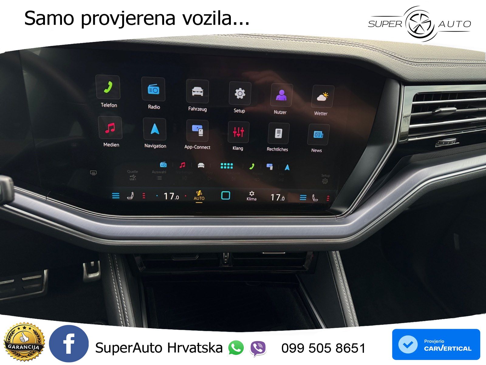 Volkswagen Touareg 3.0 V6 TDI (286 KS) 4MOTION Tiptronic ZRAČNI+ACC+4xGR SJED+KAM