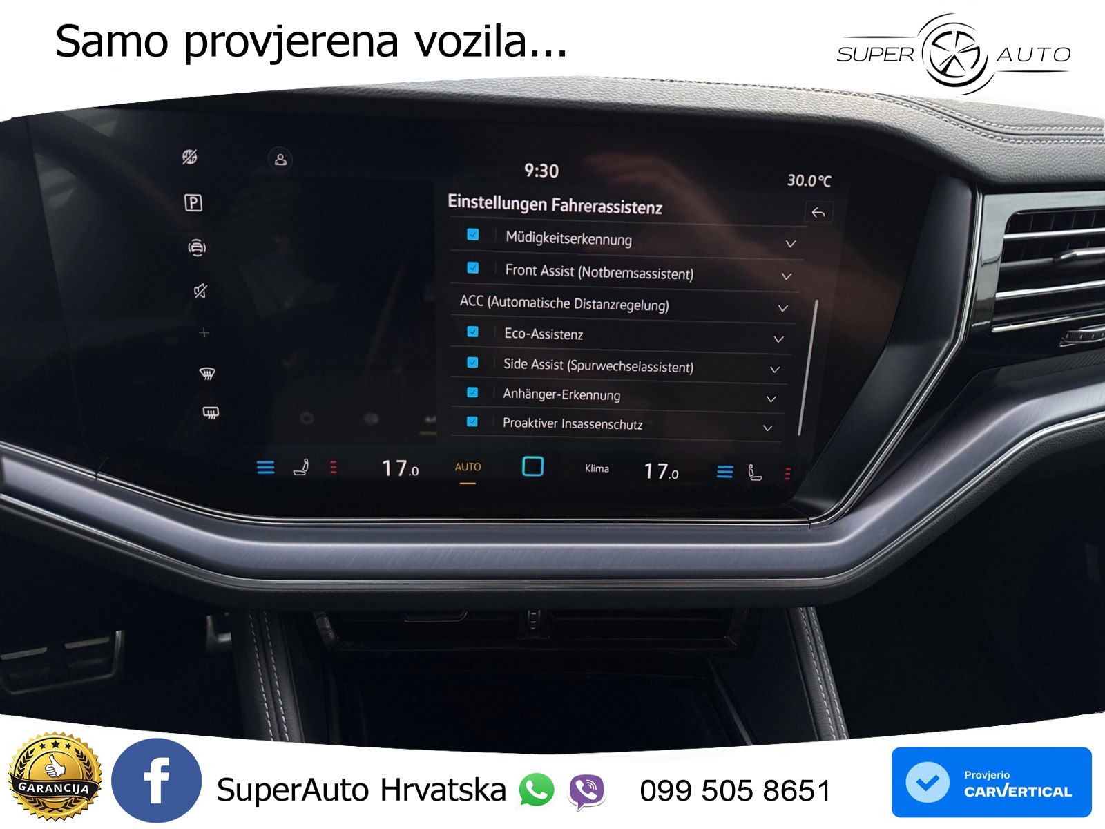 Volkswagen Touareg 3.0 V6 TDI (286 KS) 4MOTION Tiptronic ZRAČNI+ACC+4xGR SJED+KAM