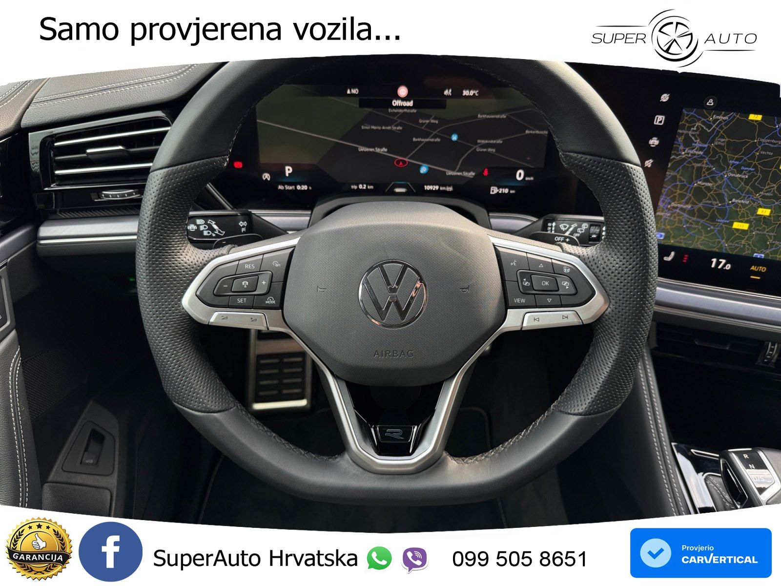 Volkswagen Touareg 3.0 V6 TDI (286 KS) 4MOTION Tiptronic ZRAČNI+ACC+4xGR SJED+KAM