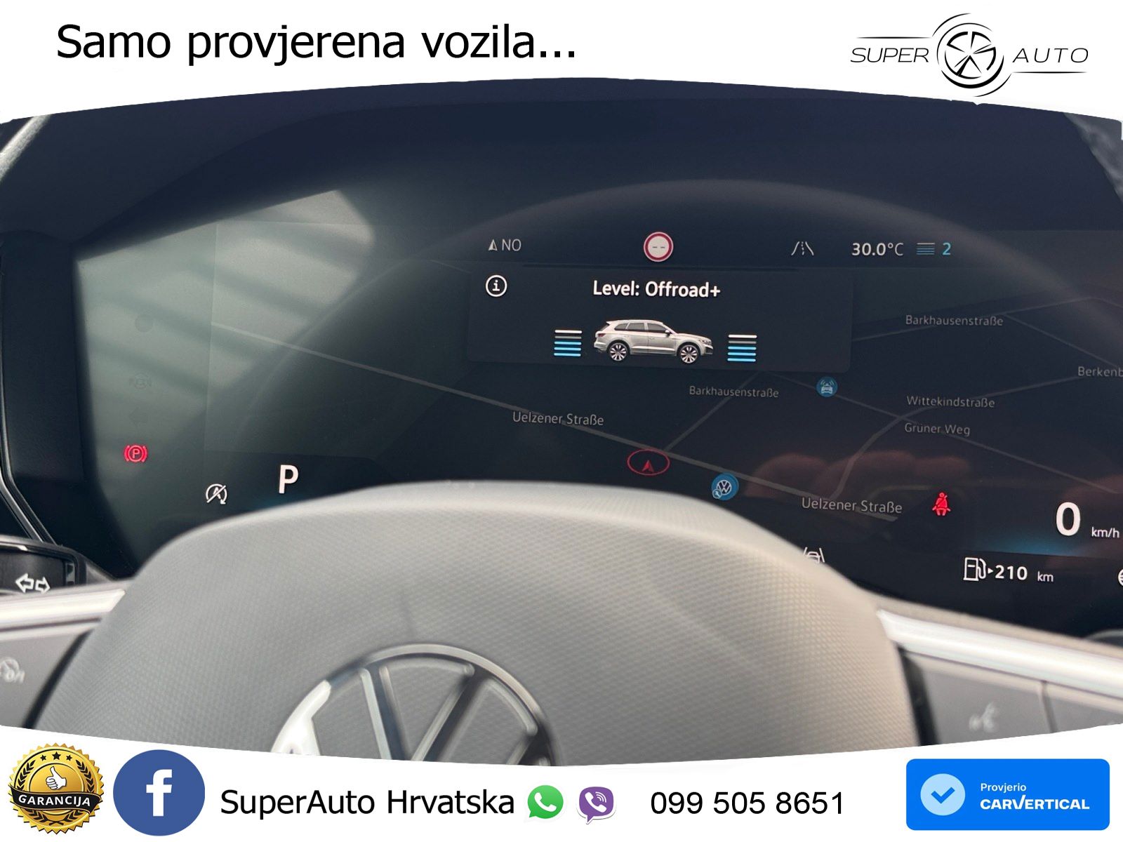 Volkswagen Touareg 3.0 V6 TDI (286 KS) 4MOTION Tiptronic ZRAČNI+ACC+4xGR SJED+KAM