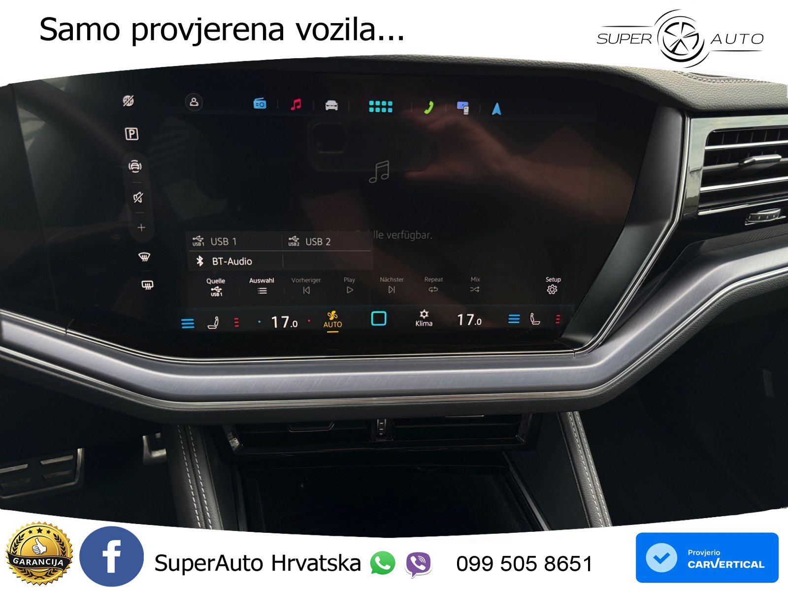 Volkswagen Touareg 3.0 V6 TDI (286 KS) 4MOTION Tiptronic ZRAČNI+ACC+4xGR SJED+KAM