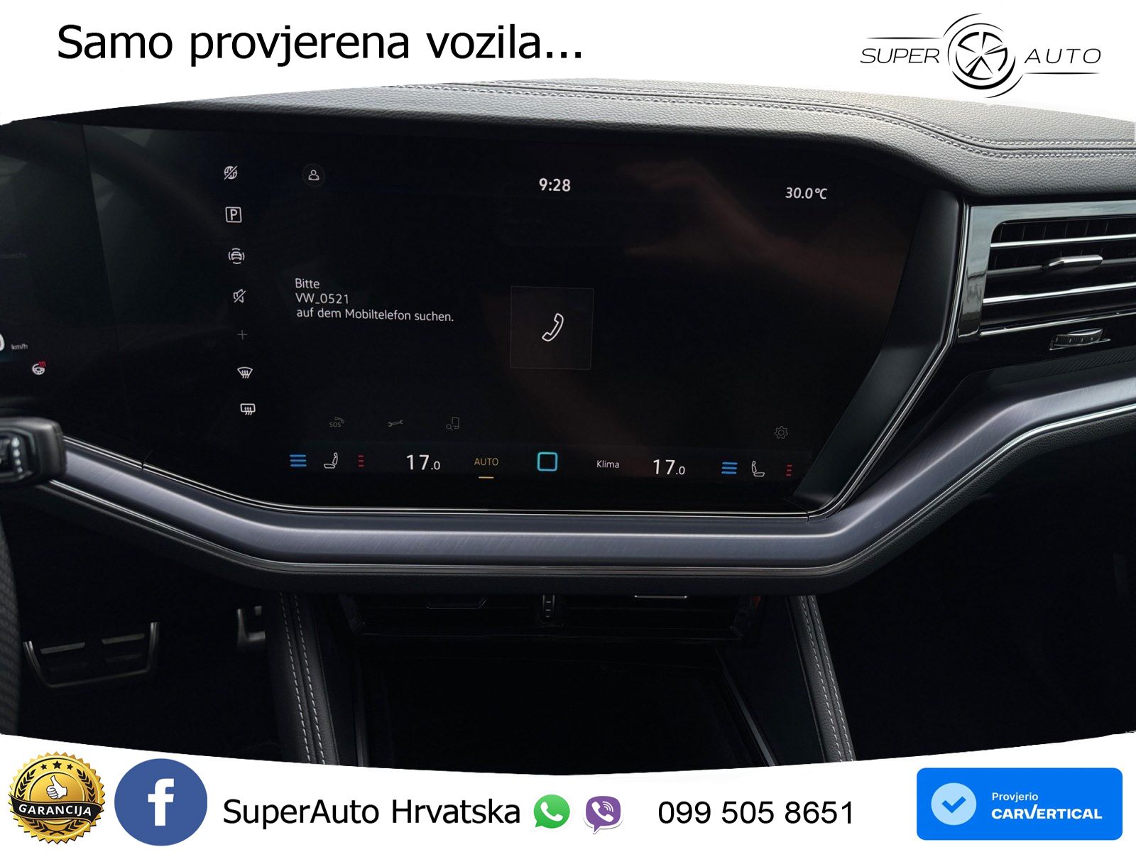 Volkswagen Touareg 3.0 V6 TDI (286 KS) 4MOTION Tiptronic ZRAČNI+ACC+4xGR SJED+KAM