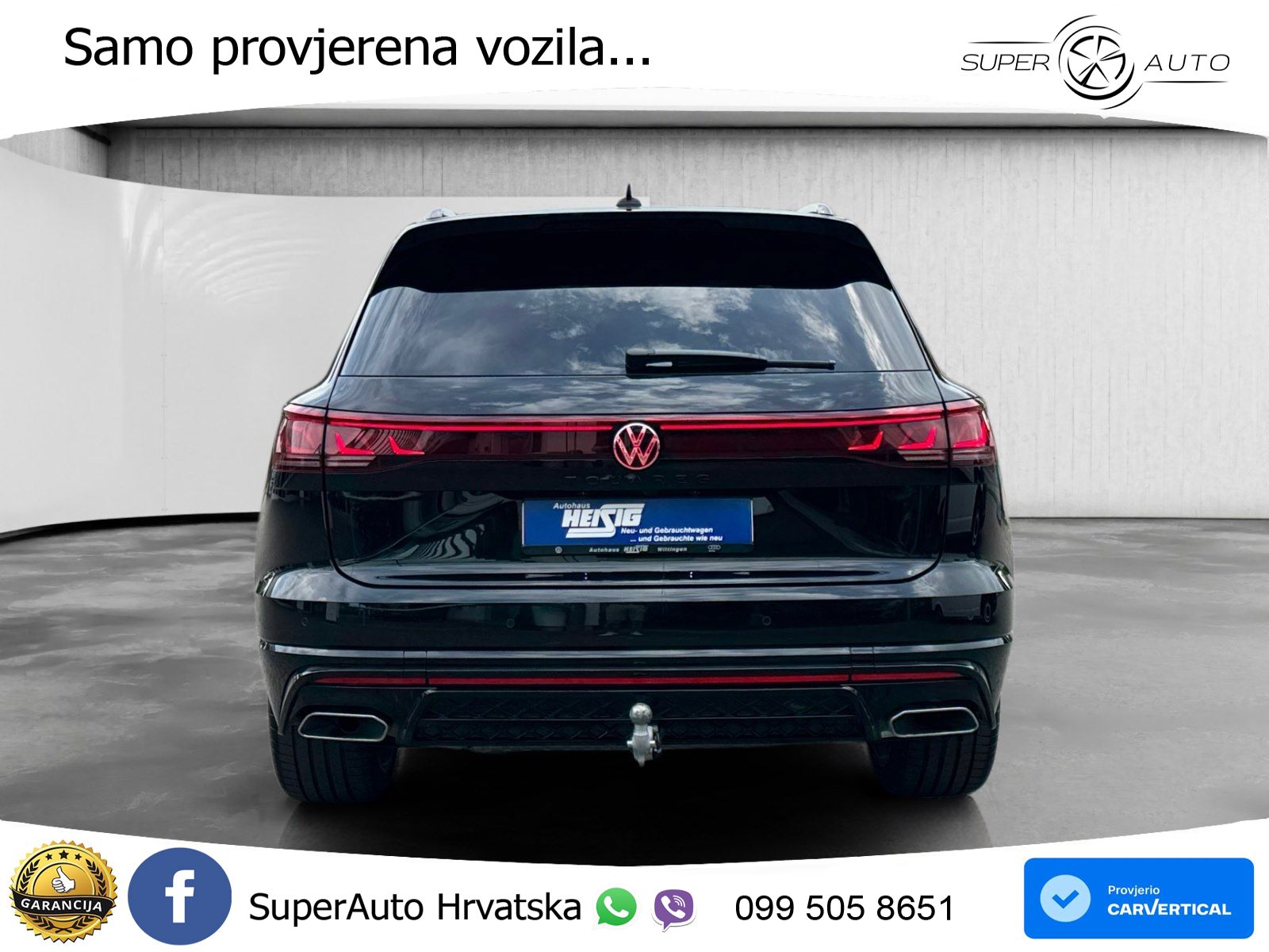 Volkswagen Touareg 3.0 V6 TDI (286 KS) 4MOTION Tiptronic ZRAČNI+ACC+4xGR SJED+KAM