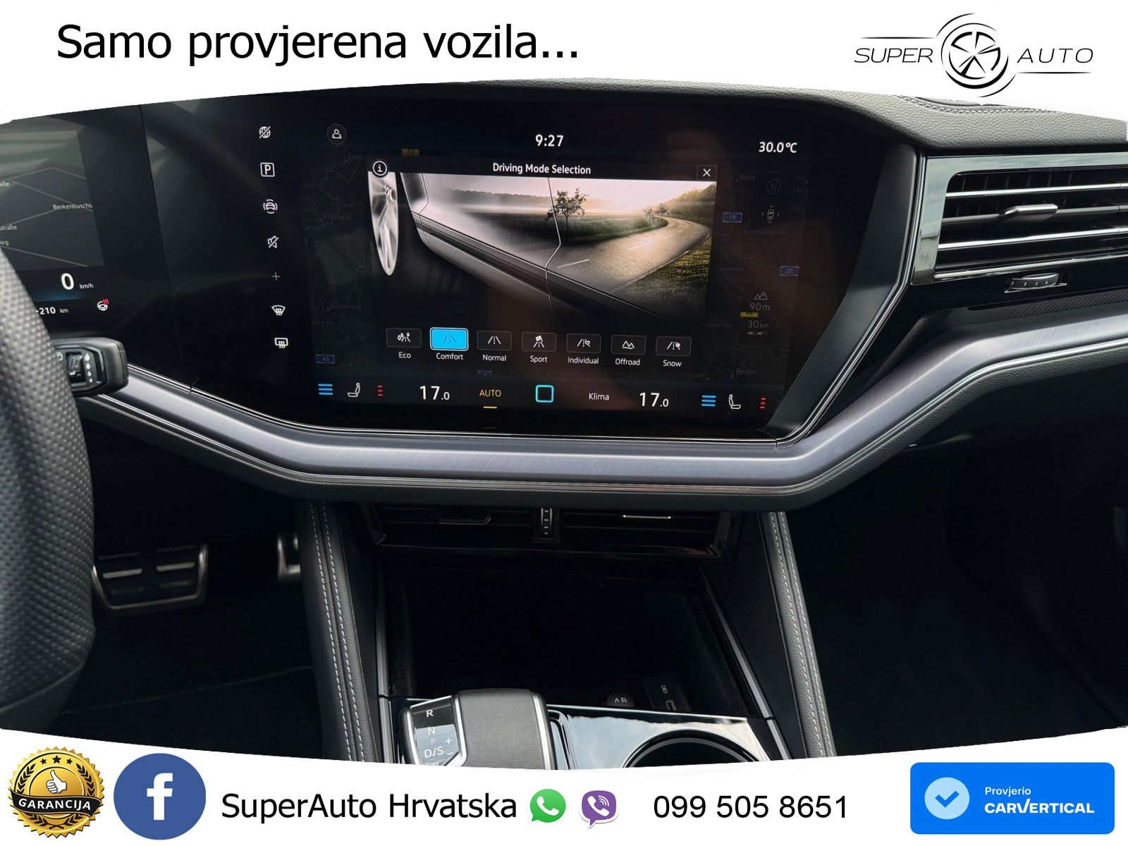 Volkswagen Touareg 3.0 V6 TDI (286 KS) 4MOTION Tiptronic ZRAČNI+ACC+4xGR SJED+KAM