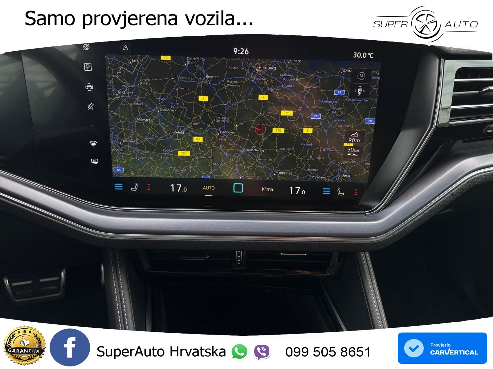 Volkswagen Touareg 3.0 V6 TDI (286 KS) 4MOTION Tiptronic ZRAČNI+ACC+4xGR SJED+KAM