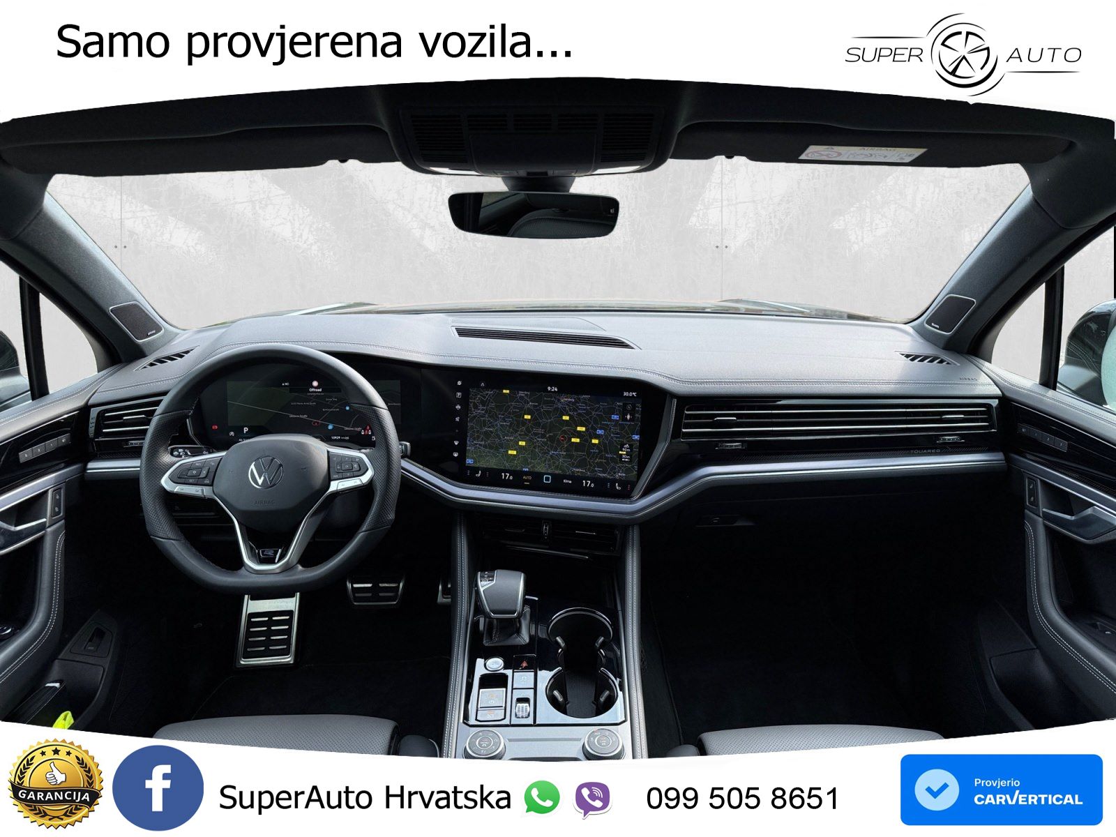 Volkswagen Touareg 3.0 V6 TDI (286 KS) 4MOTION Tiptronic ZRAČNI+ACC+4xGR SJED+KAM