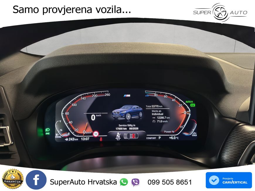 BMW X4 20d (190 KS) xDrive Steptronic LED+GR SJED+ACC
