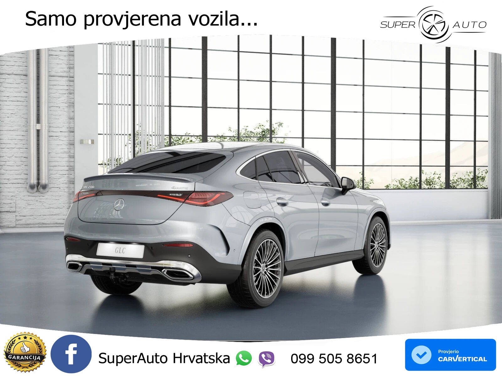 Mercedes GLC Coupe 200 (204 KS) 4MATIC 9G-TRONIC AMG LED+GR SJED+ACC