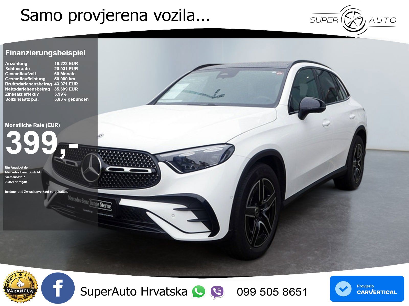 Mercedes GLC 220d (197 KS) 4MATIC 9G-TRONIC AMG ACC+GR SJED+360+PANO