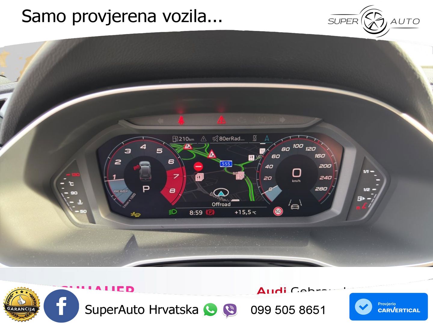 Audi Q3 45 TFSI (245 KS) quattro S tronic LED+GR SJED+ACC
