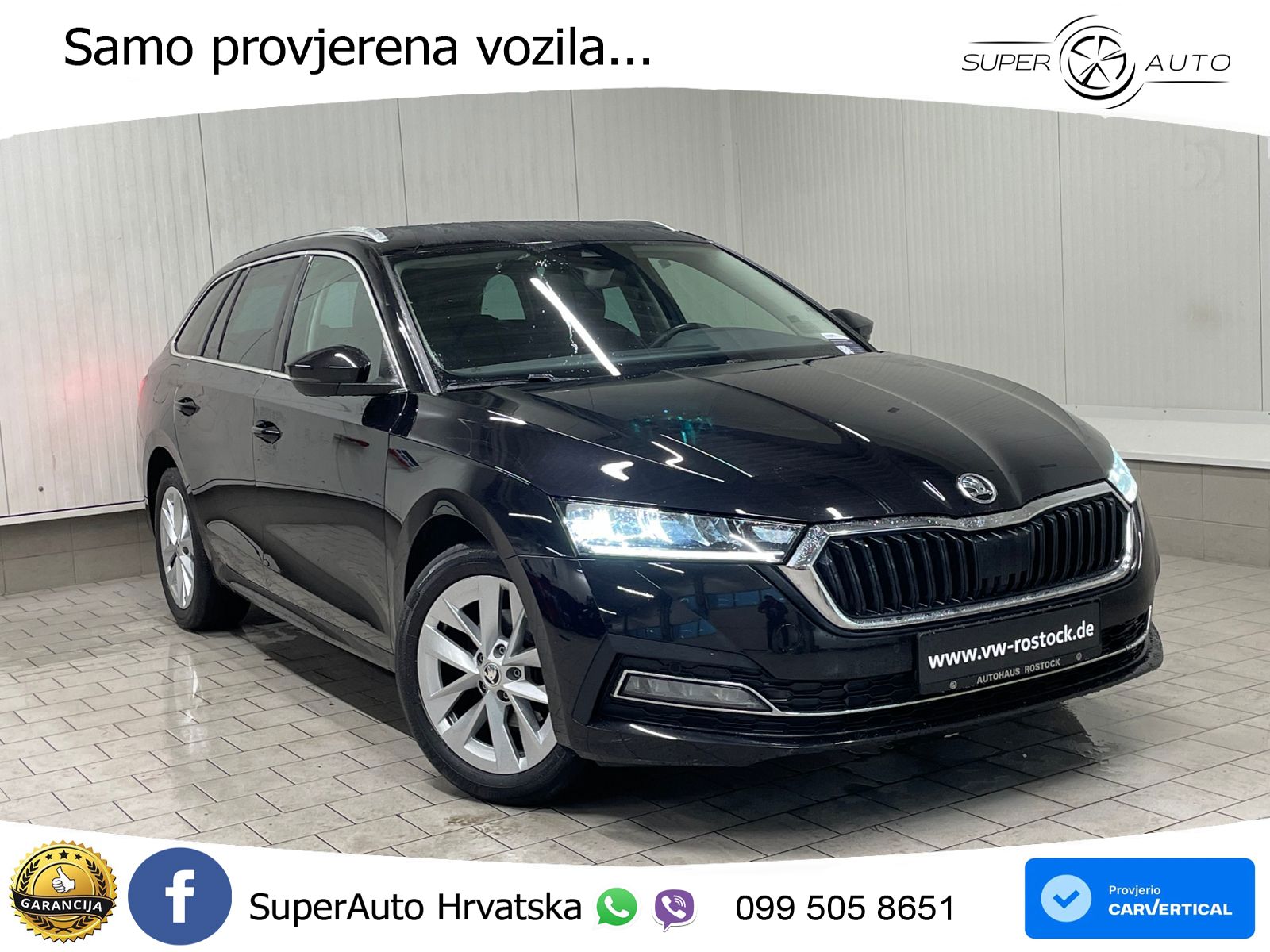 Škoda Octavia Combi 2.0 TDI (150 KS) LED+GR SJED+ACC
