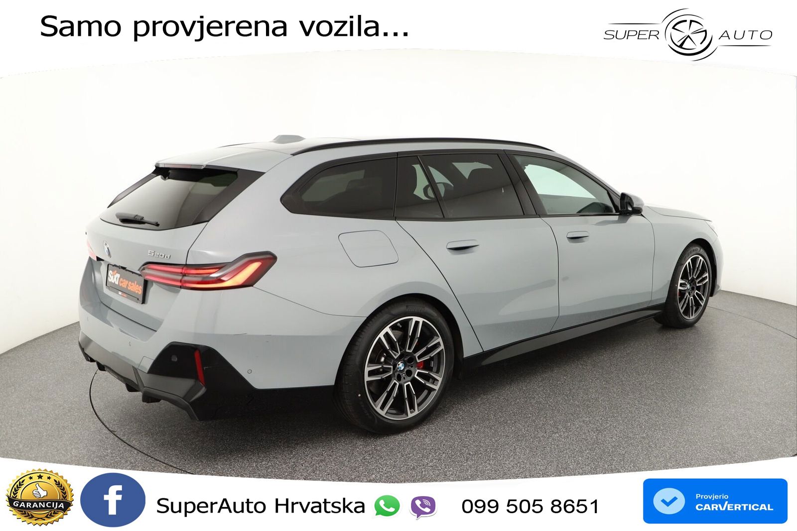 BMW 520d Touring (197 KS) xDrive Steptronic M Sport ACC+HEAD+4xGR SJED+360+PANO
