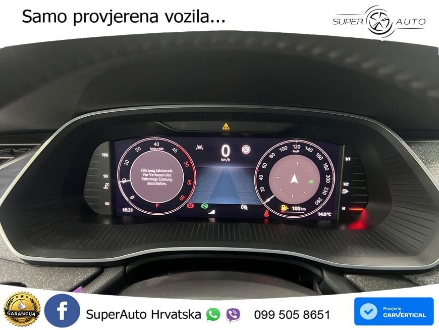 Škoda Octavia Combi 2.0 TDI (150 KS) DSG LED+GR SJED+ACC