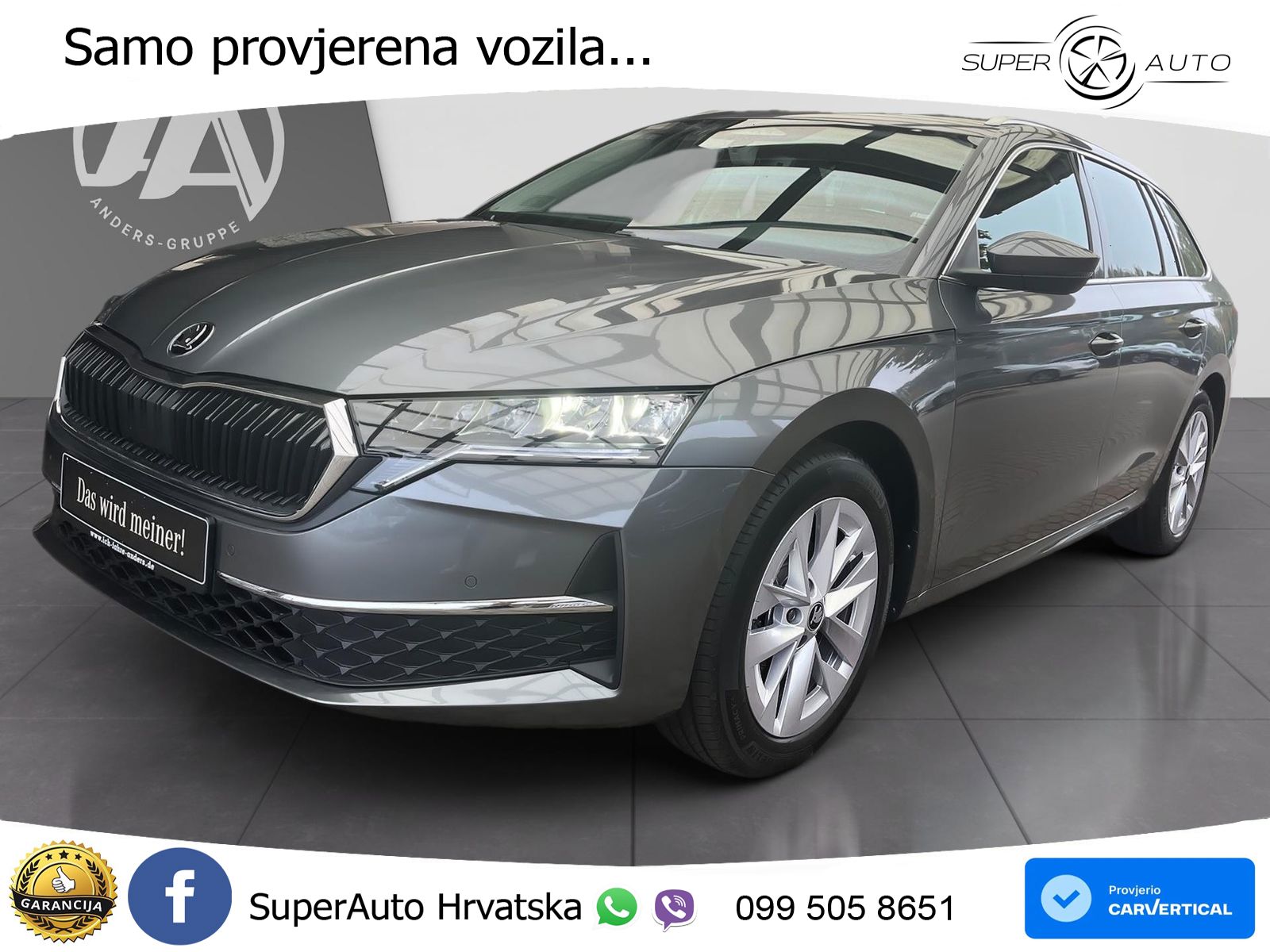 Škoda Octavia Combi 1.5 TSI (150 KS) DSG Selection LED+GR SJED+ACC