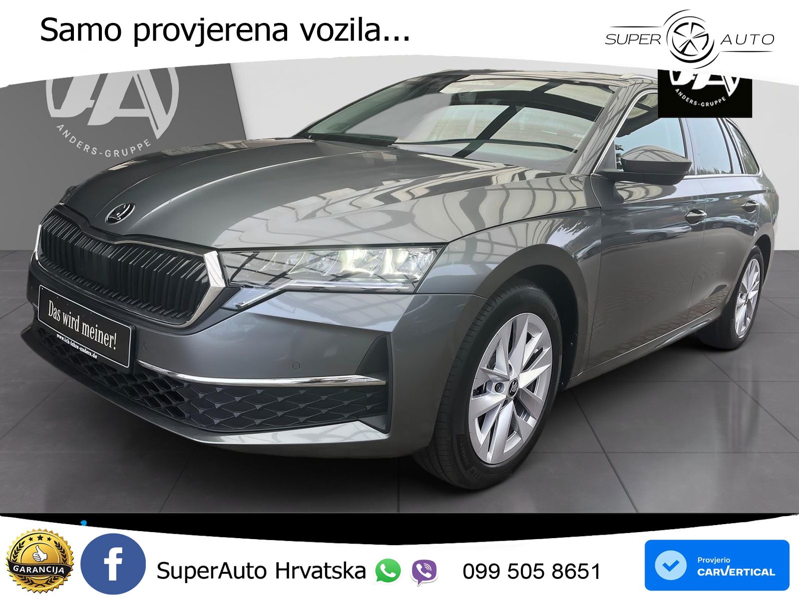 Škoda Octavia Combi 1.5 TSI (150 KS) DSG Selection LED+GR SJED+ACC