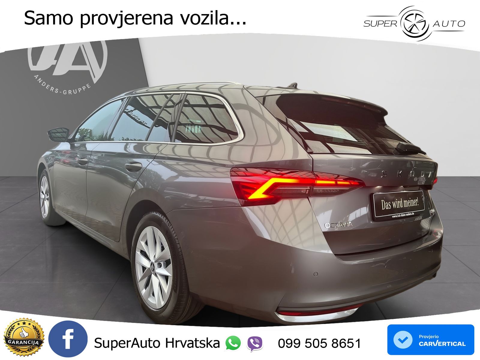 Škoda Octavia Combi 1.5 TSI (150 KS) DSG Selection LED+GR SJED+ACC