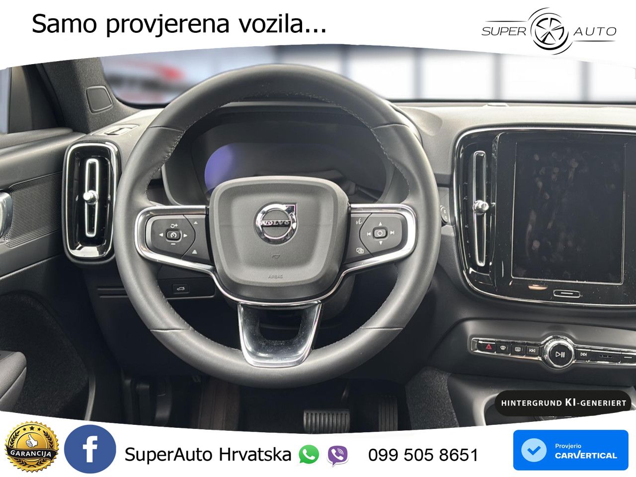Volvo XC40 Recharge 82 kWh 252 KS Single Motor Extended Range LED+GR SJED+ACC