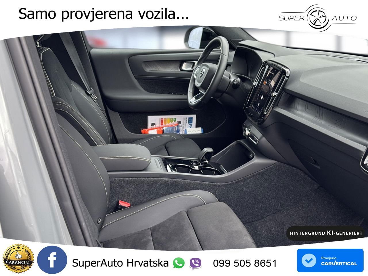 Volvo XC40 Recharge 82 kWh 252 KS Single Motor Extended Range LED+GR SJED+ACC