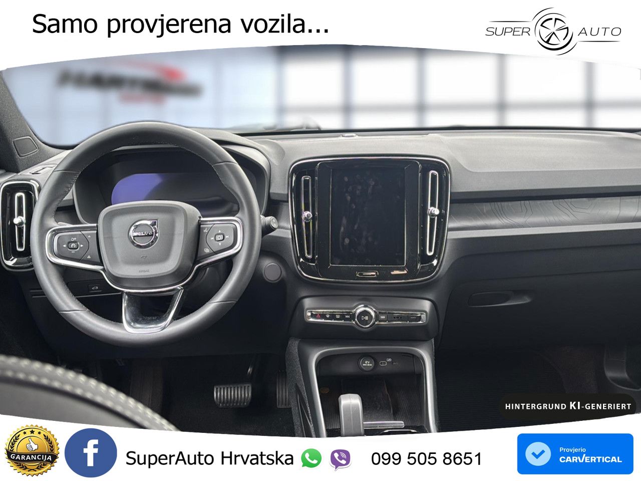 Volvo XC40 Recharge 82 kWh 252 KS Single Motor Extended Range LED+GR SJED+ACC