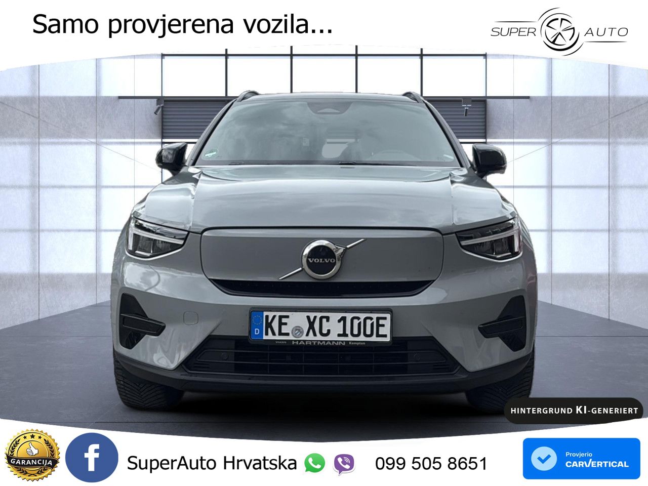 Volvo XC40 Recharge 82 kWh 252 KS Single Motor Extended Range LED+GR SJED+ACC