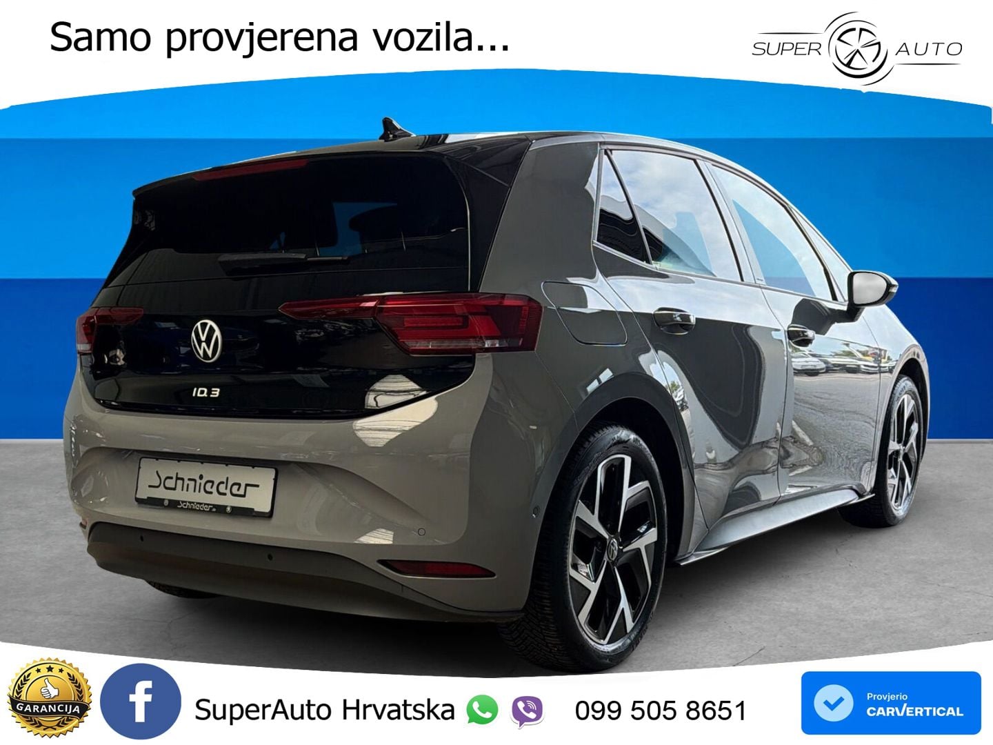 Volkswagen ID.3 Pro 62 kWh (204 KS) LED+GR SJED+ACC