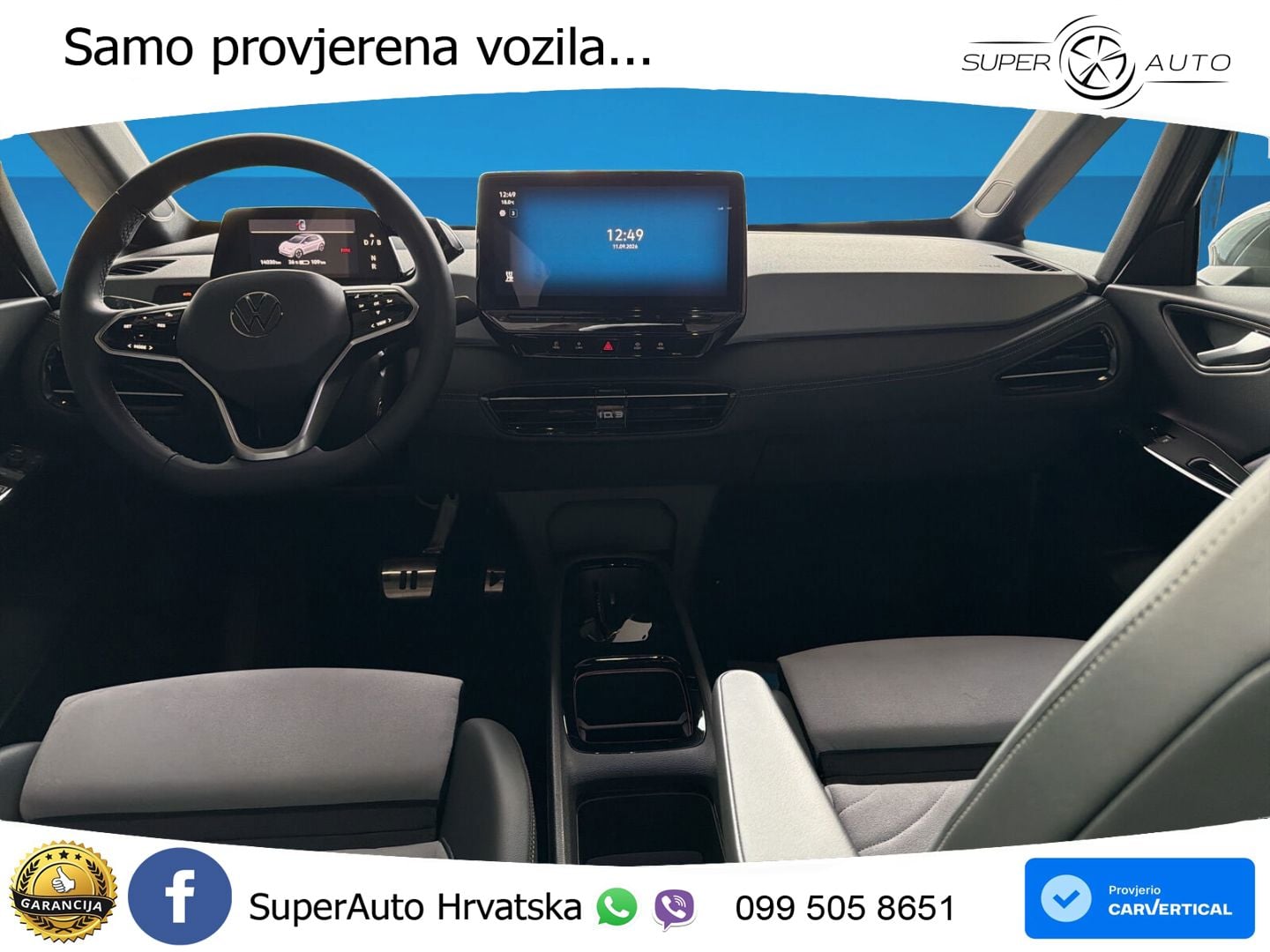 Volkswagen ID.3 Pro 62 kWh (204 KS) LED+GR SJED+ACC