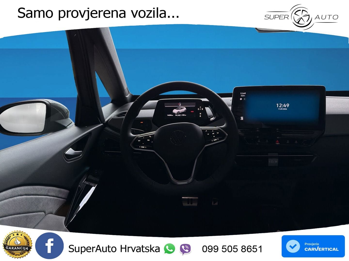Volkswagen ID.3 Pro 62 kWh (204 KS) LED+GR SJED+ACC