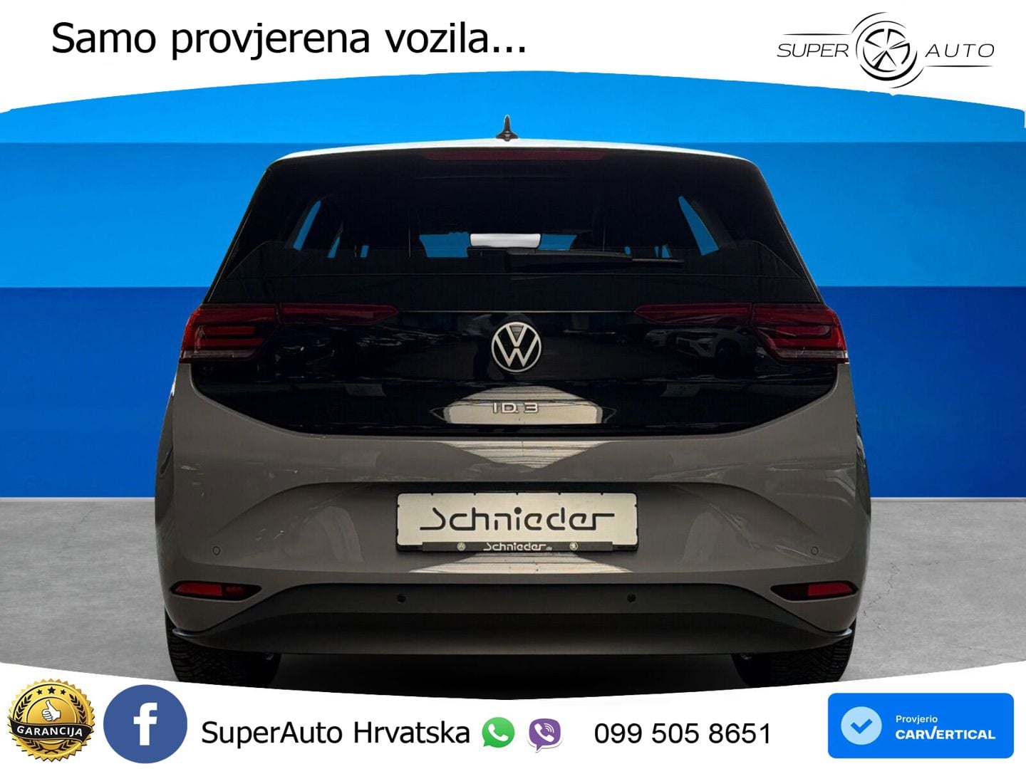 Volkswagen ID.3 Pro 62 kWh (204 KS) LED+GR SJED+ACC
