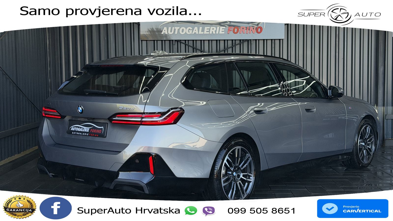 BMW 520d Touring (197 KS) xDrive Steptronic M Sport LED+GR SJED+ACC
