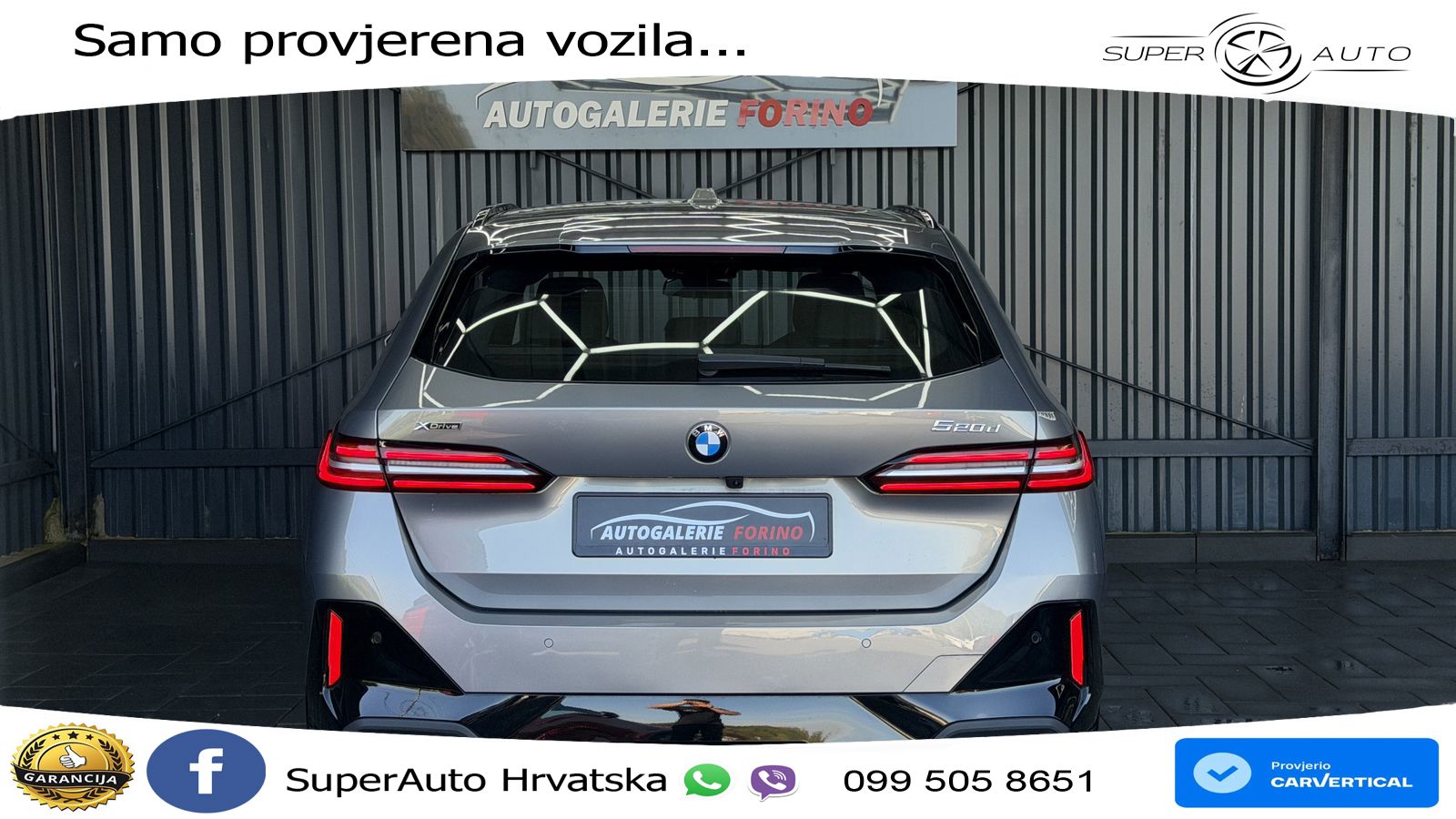 BMW 520d Touring (197 KS) xDrive Steptronic M Sport LED+GR SJED+ACC