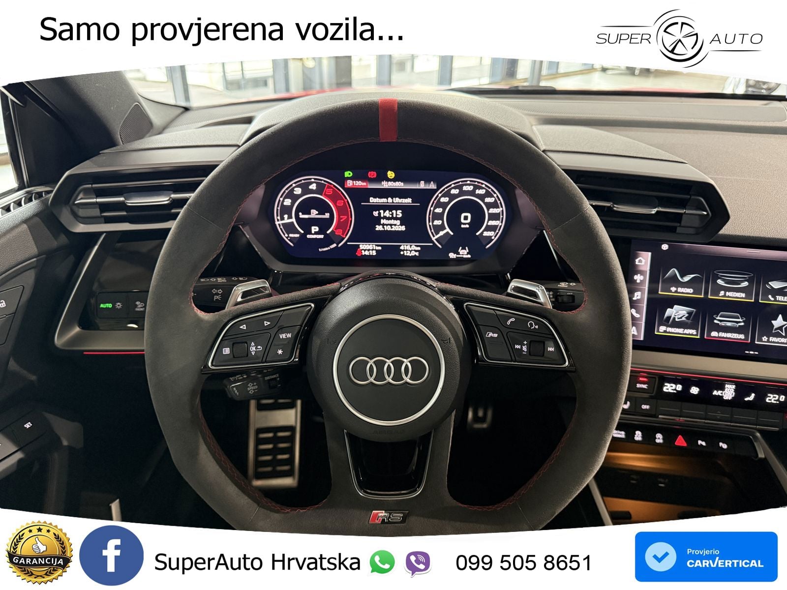 Audi RS3 Sedan 2.5 TFSI (400 KS) quattro S tronic MATRIX+GR SJED+KAM