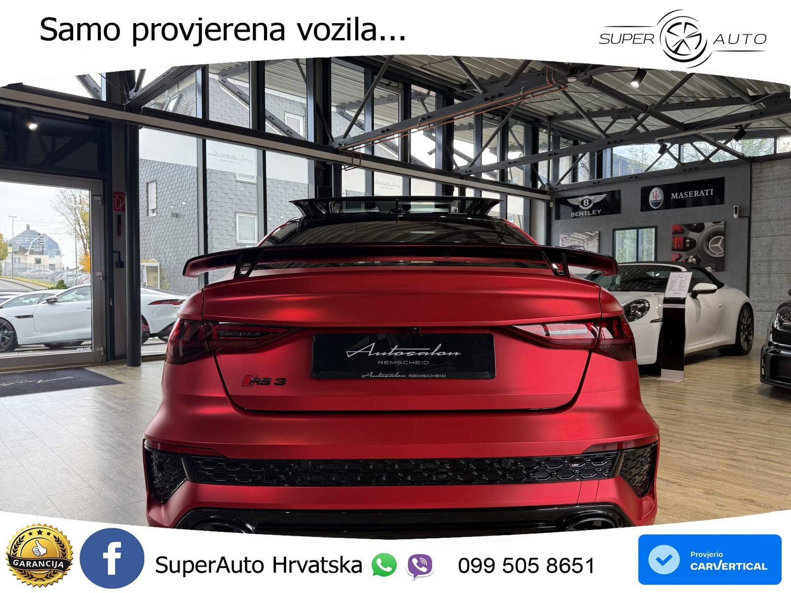 Audi RS3 Sedan 2.5 TFSI (400 KS) quattro S tronic MATRIX+GR SJED+KAM