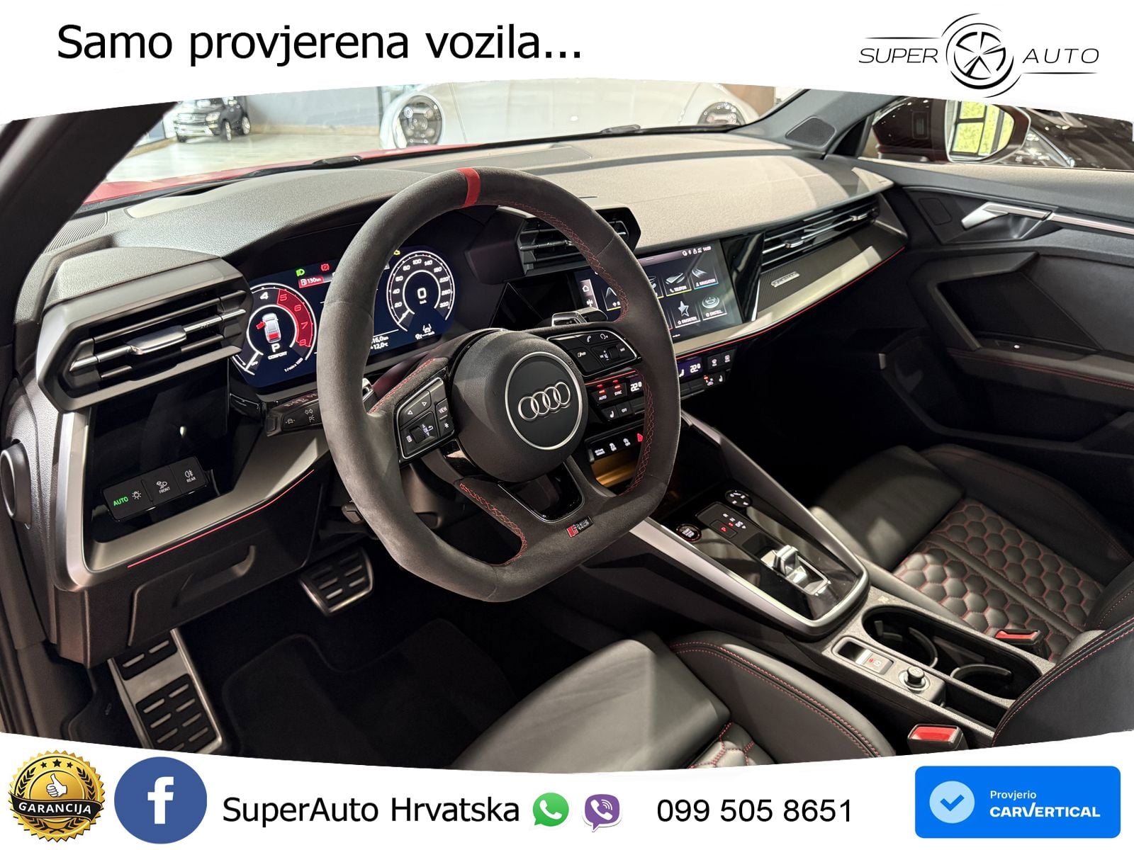 Audi RS3 Sedan 2.5 TFSI (400 KS) quattro S tronic MATRIX+GR SJED+KAM
