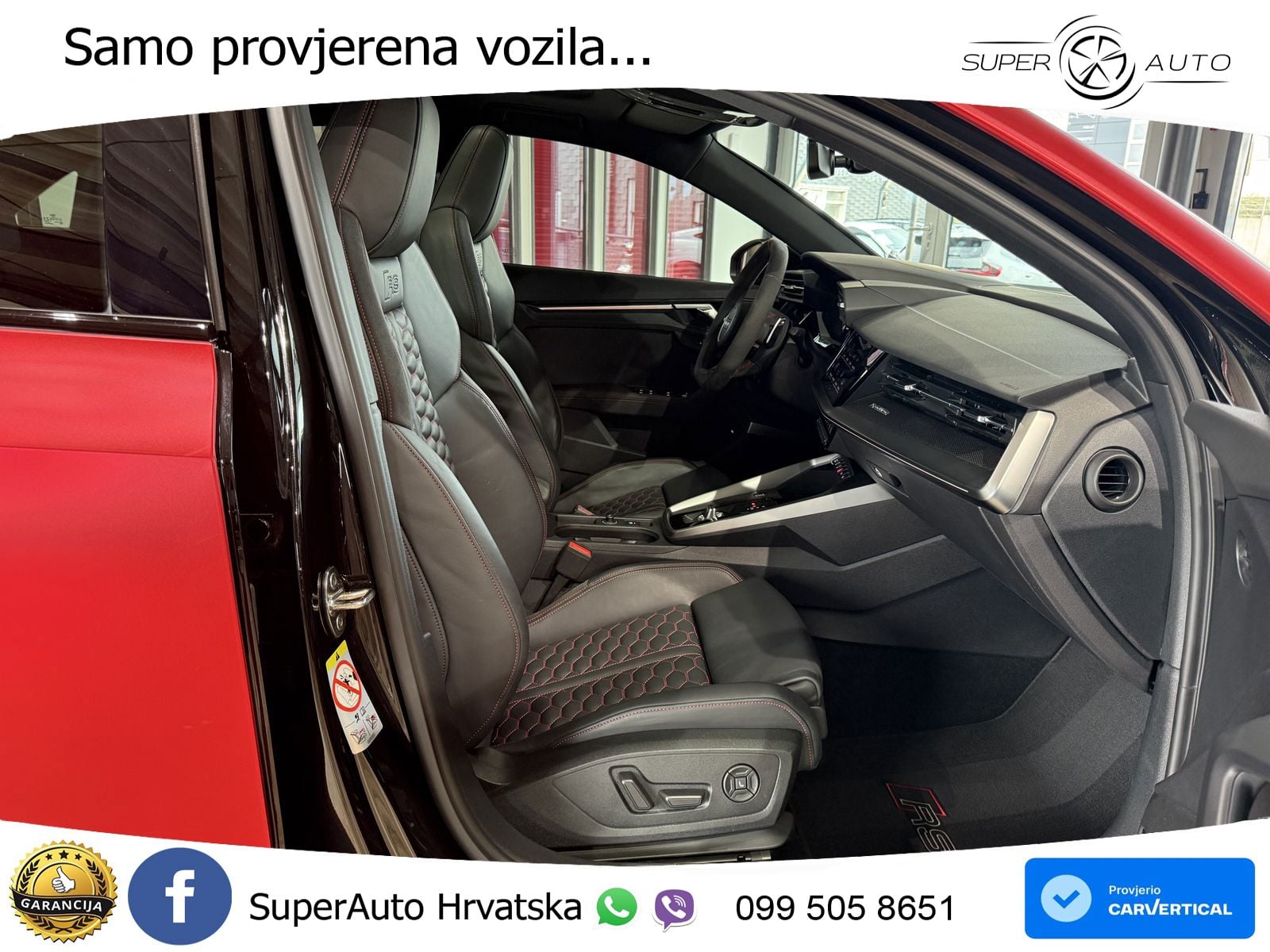 Audi RS3 Sedan 2.5 TFSI (400 KS) quattro S tronic MATRIX+GR SJED+KAM