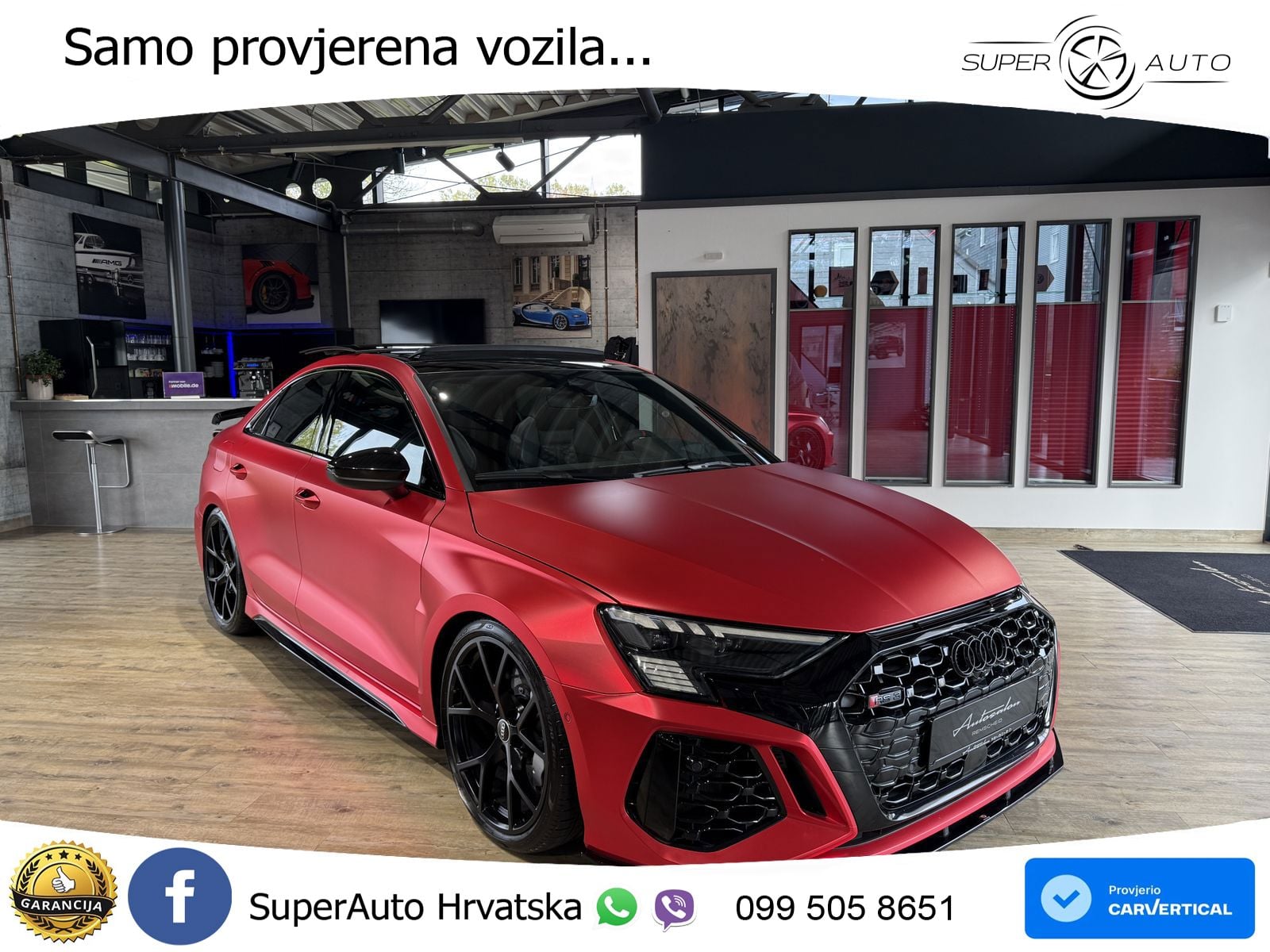 Audi RS3 Sedan 2.5 TFSI (400 KS) quattro S tronic MATRIX+GR SJED+KAM