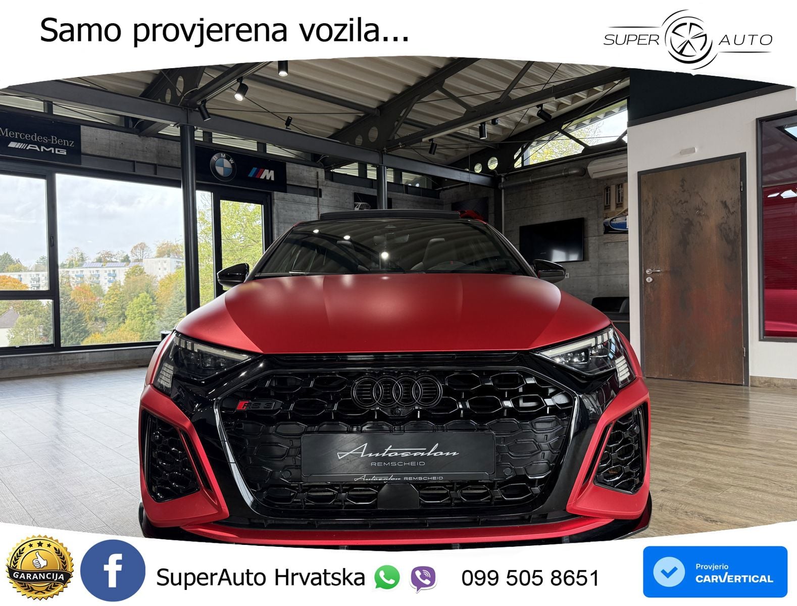 Audi RS3 Sedan 2.5 TFSI (400 KS) quattro S tronic MATRIX+GR SJED+KAM