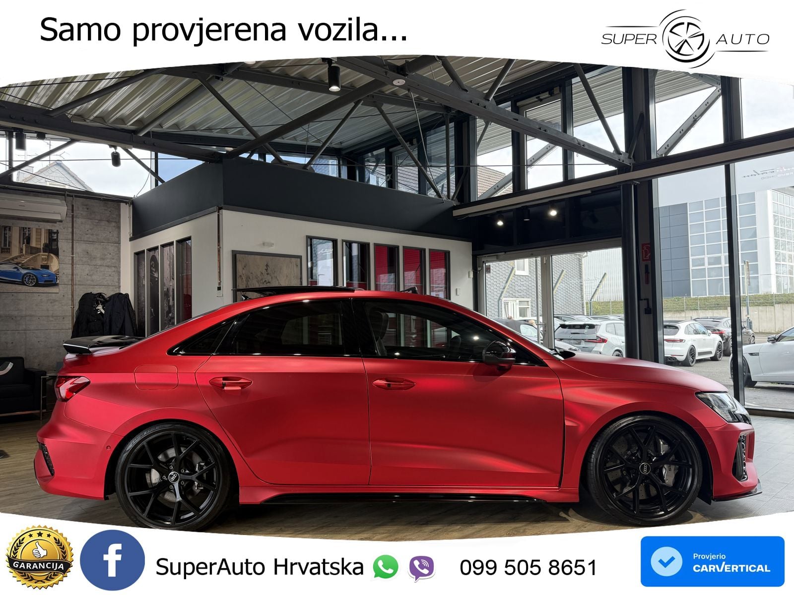 Audi RS3 Sedan 2.5 TFSI (400 KS) quattro S tronic MATRIX+GR SJED+KAM