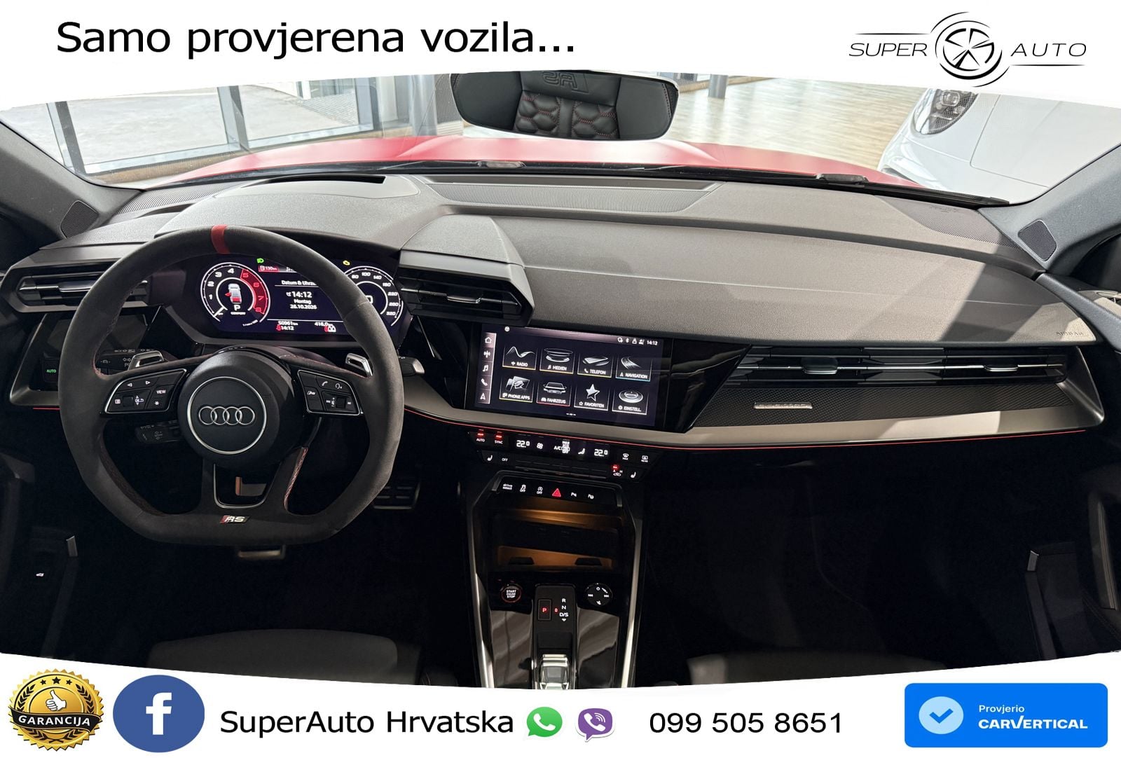 Audi RS3 Sedan 2.5 TFSI (400 KS) quattro S tronic MATRIX+GR SJED+KAM