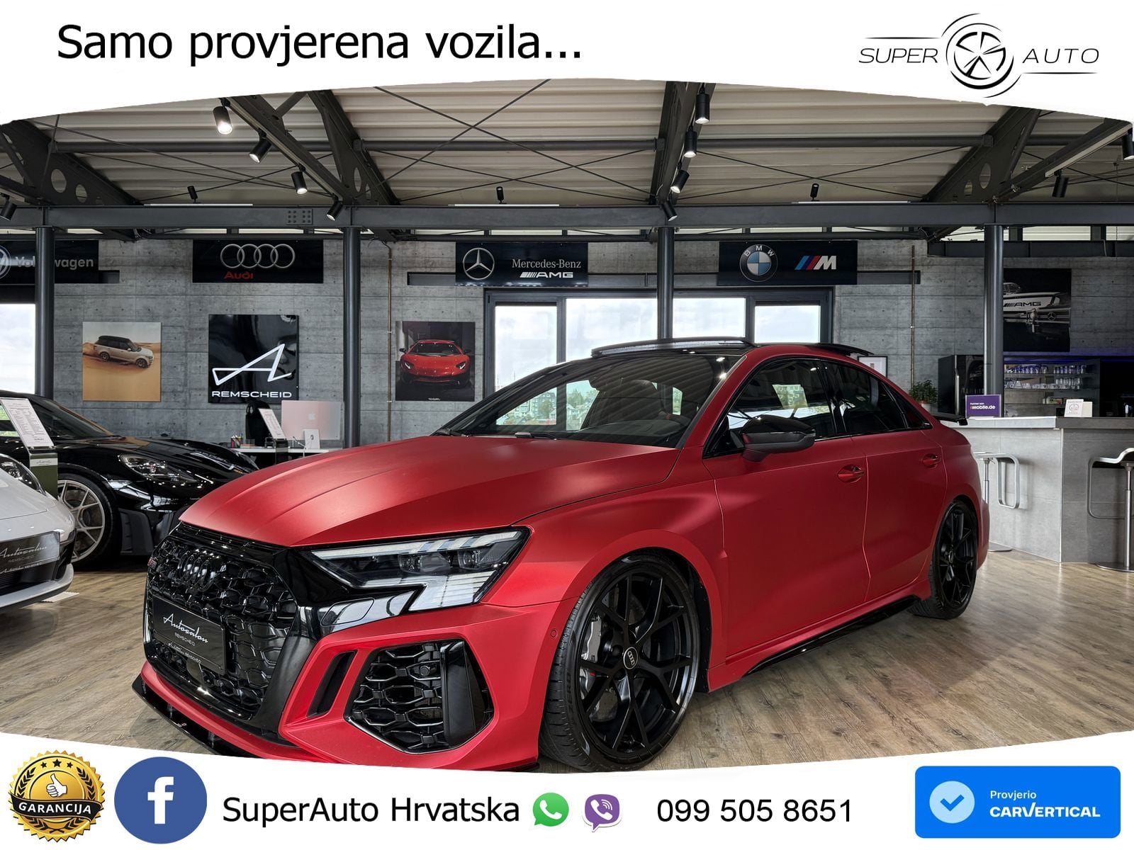 Audi RS3 Sedan 2.5 TFSI (400 KS) quattro S tronic MATRIX+GR SJED+KAM