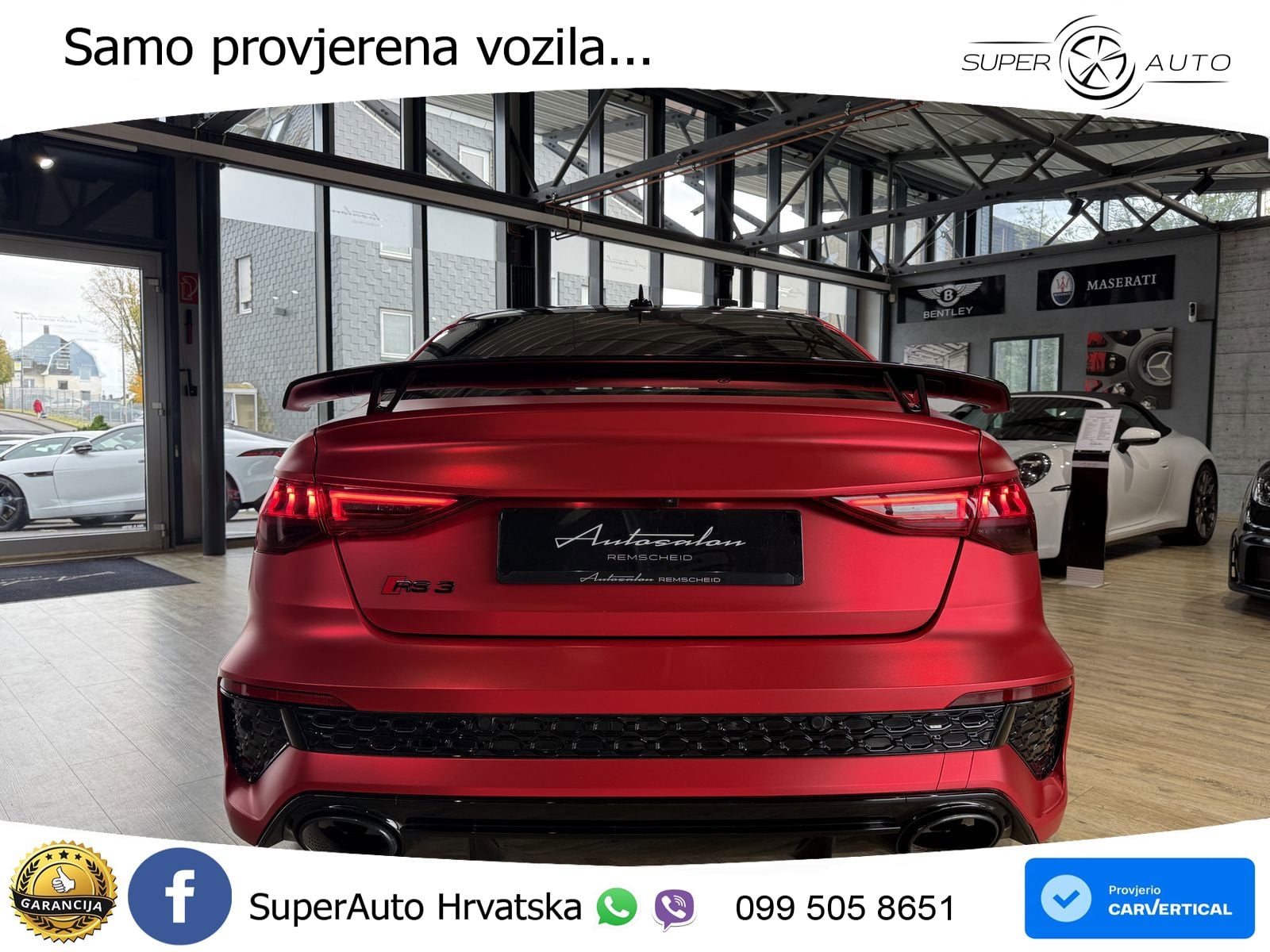 Audi RS3 Sedan 2.5 TFSI (400 KS) quattro S tronic MATRIX+GR SJED+KAM