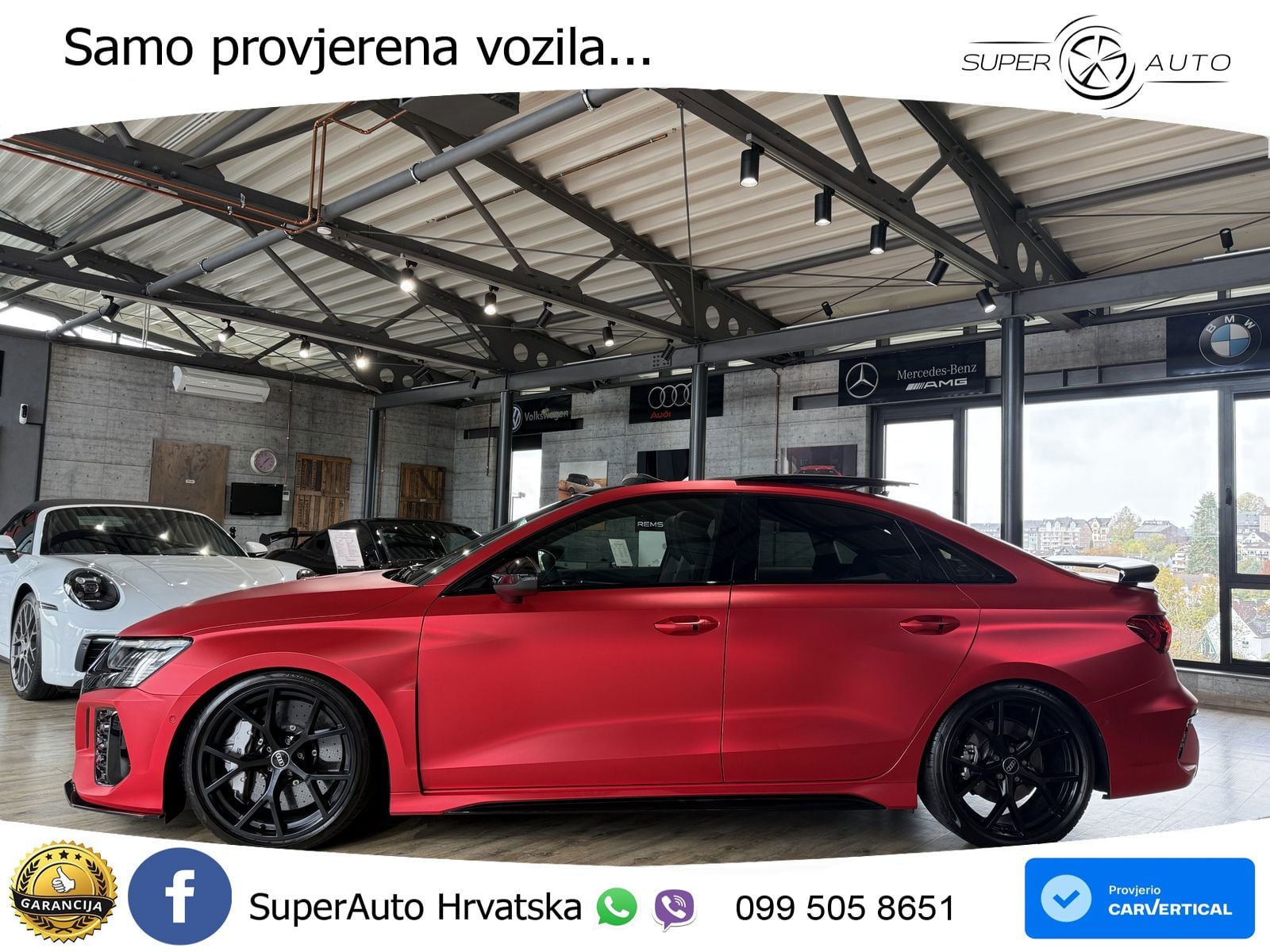 Audi RS3 Sedan 2.5 TFSI (400 KS) quattro S tronic MATRIX+GR SJED+KAM
