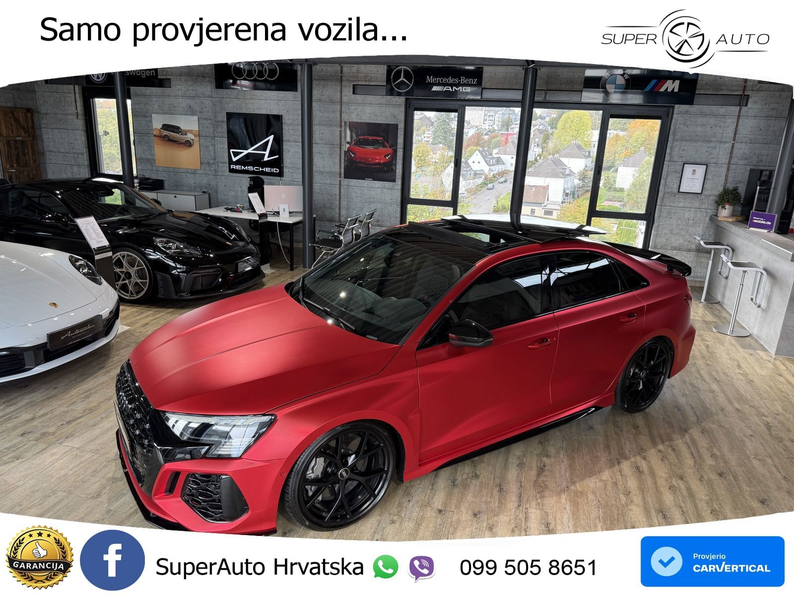 Audi RS3 Sedan 2.5 TFSI (400 KS) quattro S tronic MATRIX+GR SJED+KAM