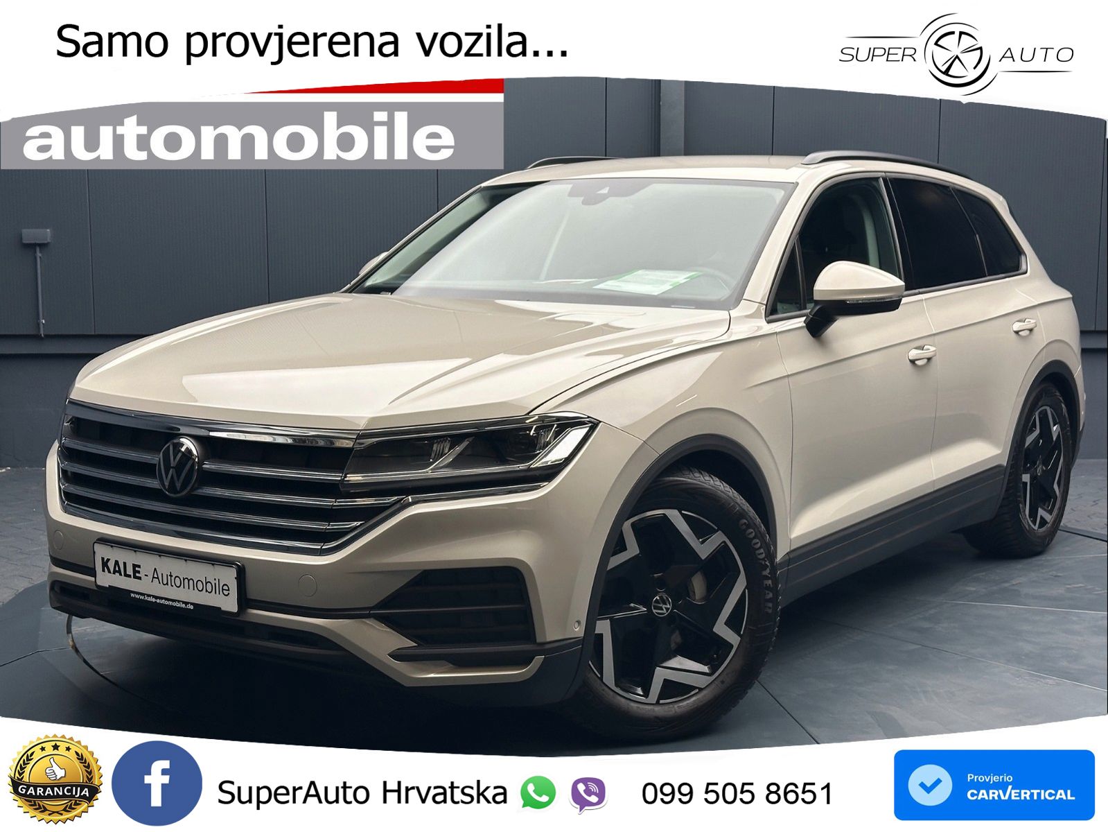 Volkswagen Touareg 3.0 V6 TDI (231 KS) 4MOTION Tiptronic ZRAČNI+ACC+GR SJED+KAM