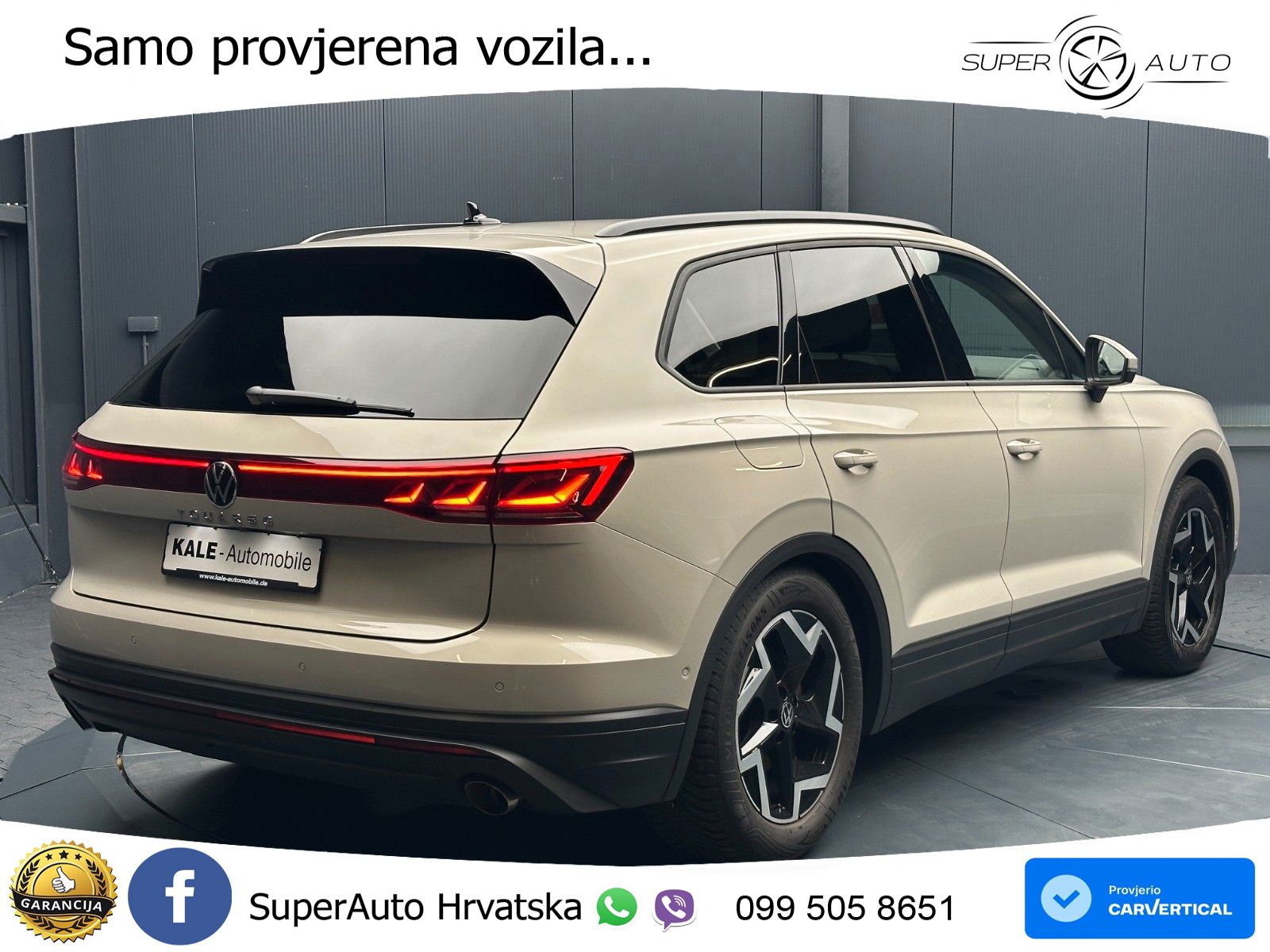 Volkswagen Touareg 3.0 V6 TDI (231 KS) 4MOTION Tiptronic ZRAČNI+ACC+GR SJED+KAM