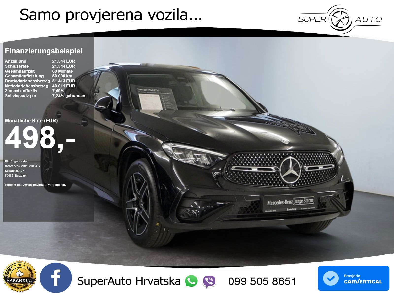 Mercedes GLC Coupe 220d (197 KS) 4MATIC 9G-TRONIC AMG ACC+GR SJED+360+PANO
