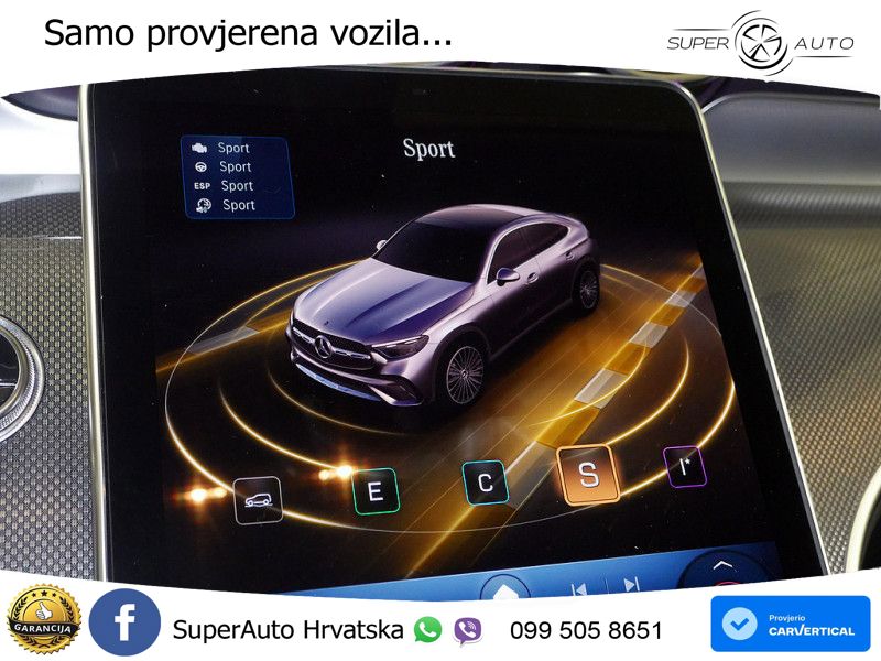 Mercedes GLC Coupe 220d (197 KS) 4MATIC 9G-TRONIC AMG ACC+GR SJED+360+PANO