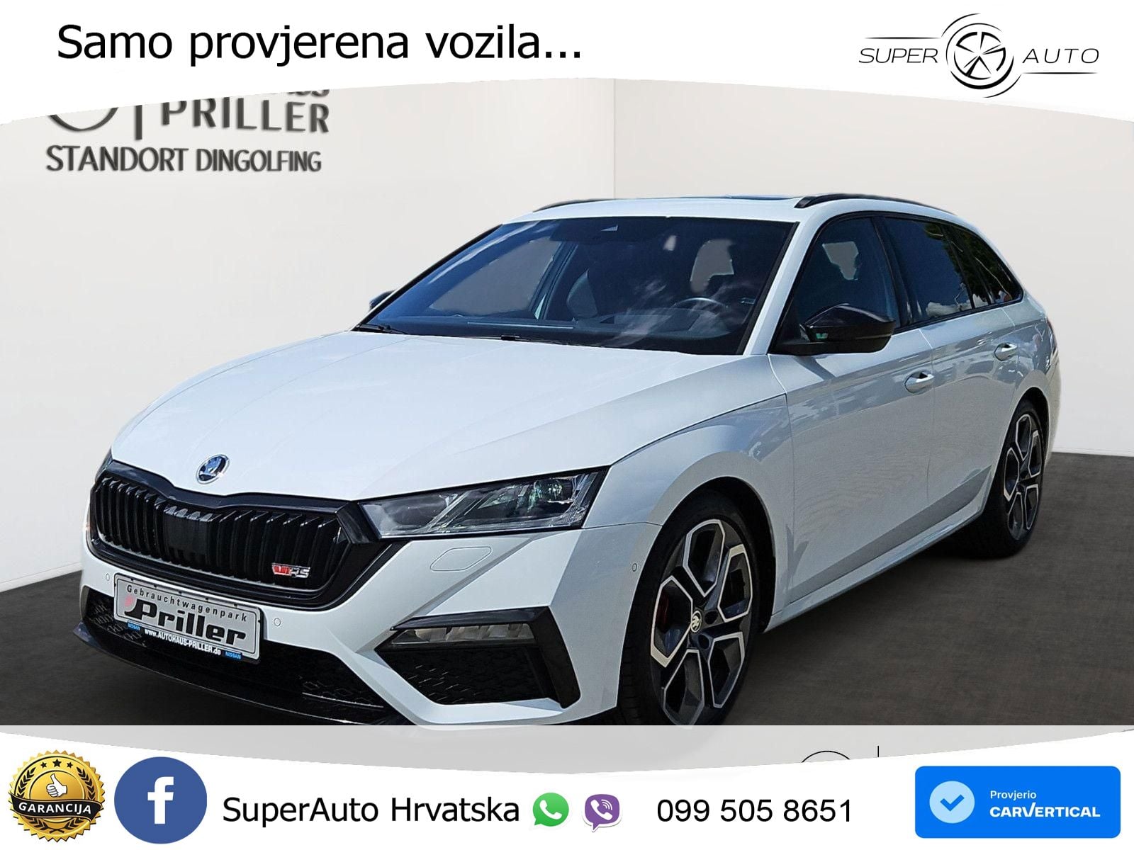 Škoda Octavia Combi RS 2.0 TDI (200 KS) 4x4 DSG LED+GR SJED+ACC
